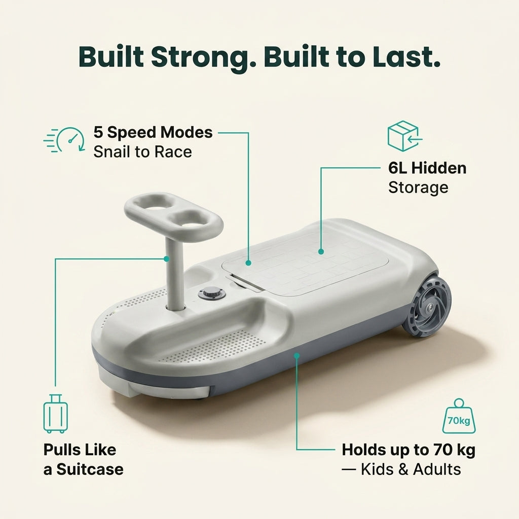 Glydo™ – The 3-in-1 Ride-On That Cleans Your Floors