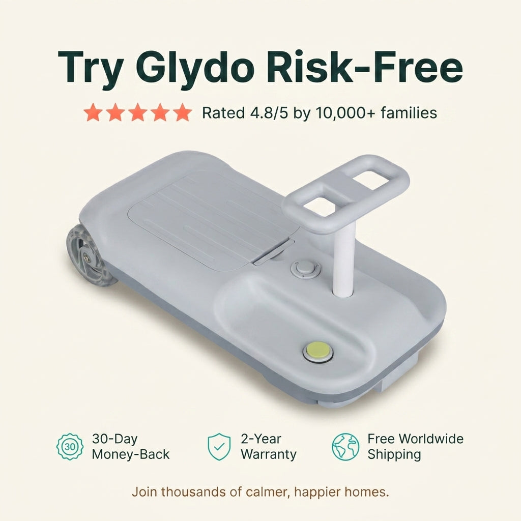 Glydo™ – The 3-in-1 Ride-On That Cleans Your Floors